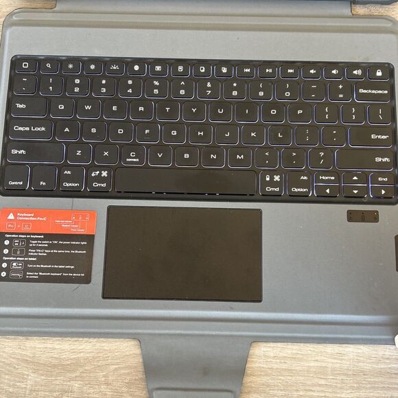 Nillkin iPad Air 13” 2024 (M2) Keyboard Case, iPad Pro 12.9 Case With Keyboard - Picture 6 of 15